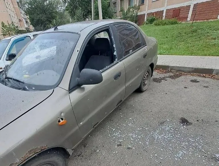 Последствия удара. Фото © Telegram / Настоящий Гладков