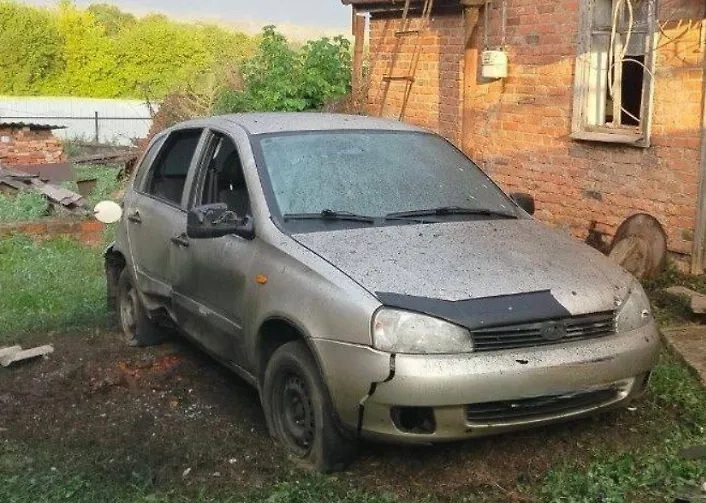 Последствия удара. Фото © Telegram / Настоящий Гладков