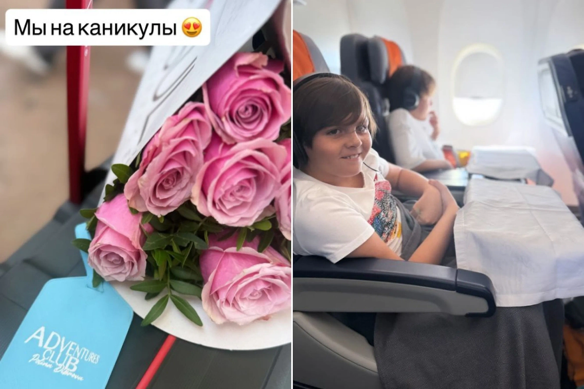 Диброва с детьми улетела в Турцию. Фото © Instagram (признан экстремистской организацией и запрещён на территории Российской Федерации) / polinadibrova