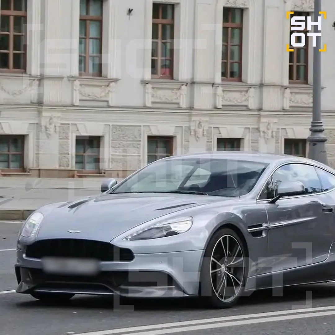 Предполагаемо, Aston Martin бизнесмена Сергея Белюскина. Фото © SHOT