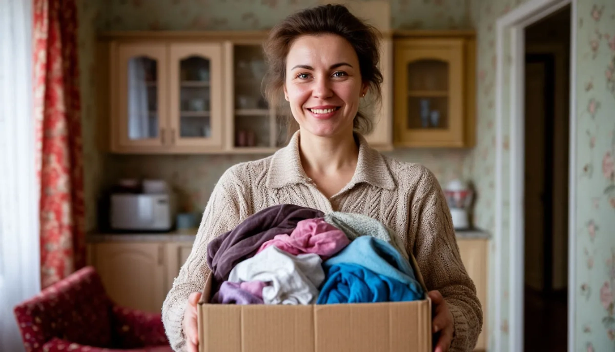 А что всё-таки можно сделать с вещами покойного? Есть множество вариантов. Фото © «Шедеврум»