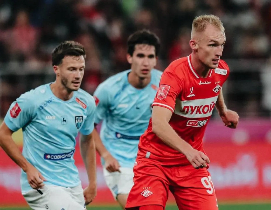 Спартак разгромил Пари НН. Обложка © Telegram / ФК «Спартак-Москва»