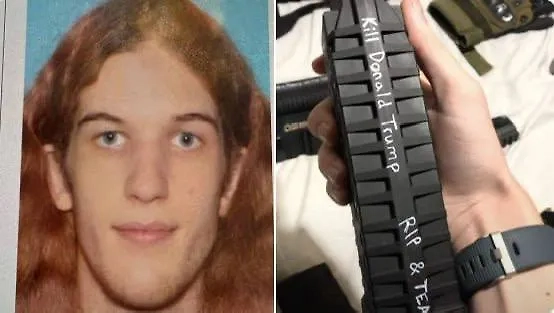 Робин Уэстман и магазин для автоматической винтовки с призывом убить Дональда Трампа. Фото © X / DigitalGal_X