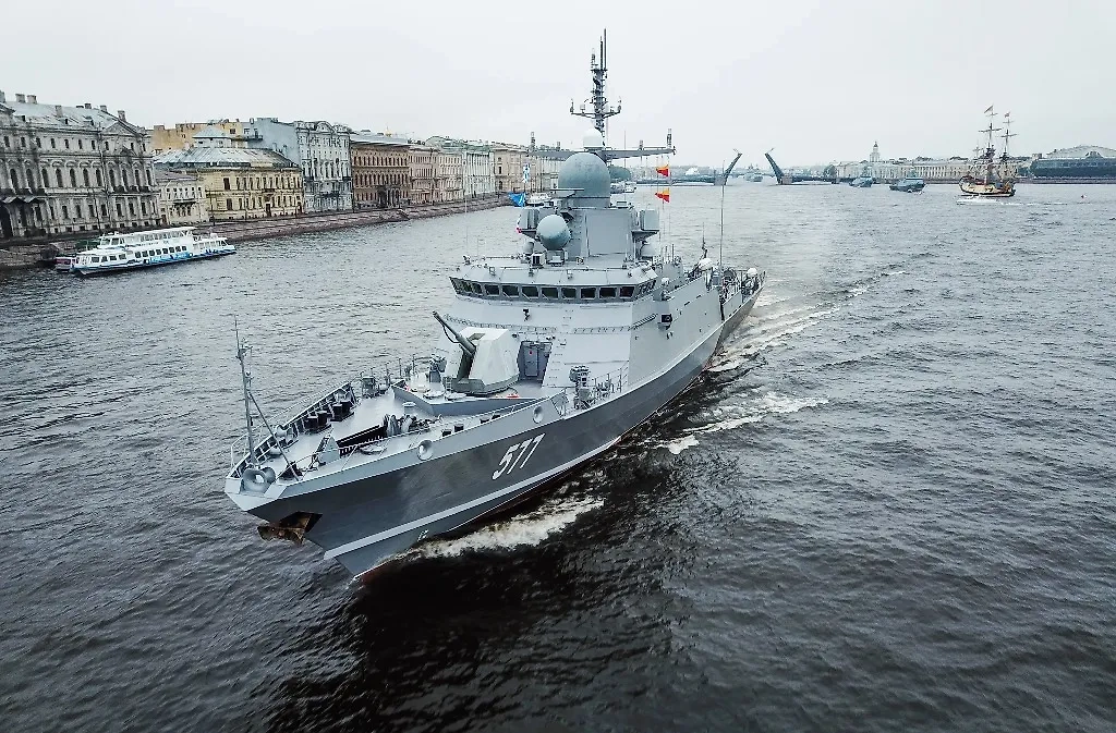 Малый ракетный корабль «Тайфун». Обложка © ТАСС / Петр Ковалев