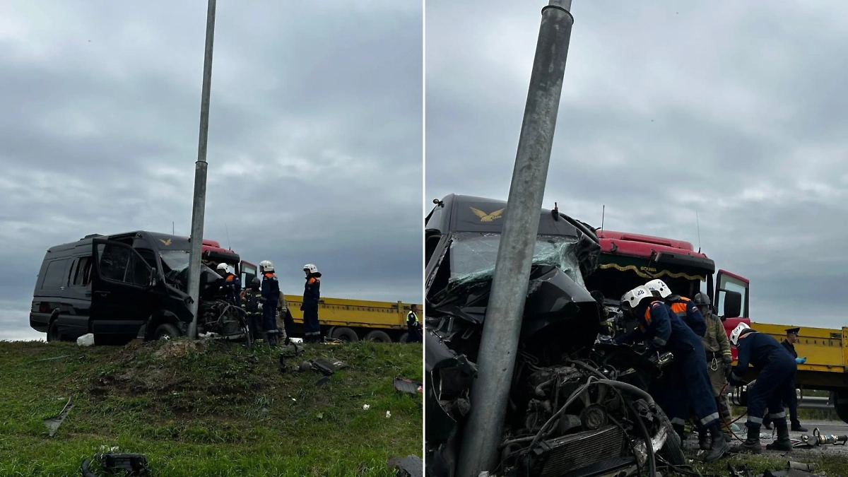 В ДТП на трассе Р-256 в Искитимском районе погиб водитель Mercedes, двое пострадали. Обложка © Telegram / Госавтоинспекция Новосибирской области
