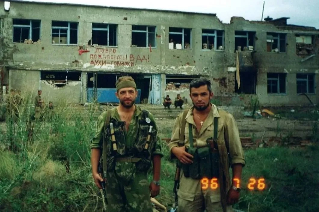 Гюрза в Чечне. Фото © VK / 166 бригада Чечня. Бешеная рота