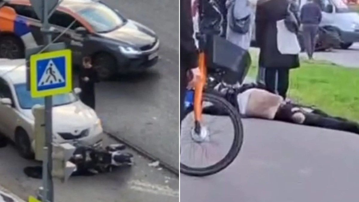 В ДТП в Бутово мотоциклист скончался после столкновения с иномаркой. Обложка © Telegram / 360.ru