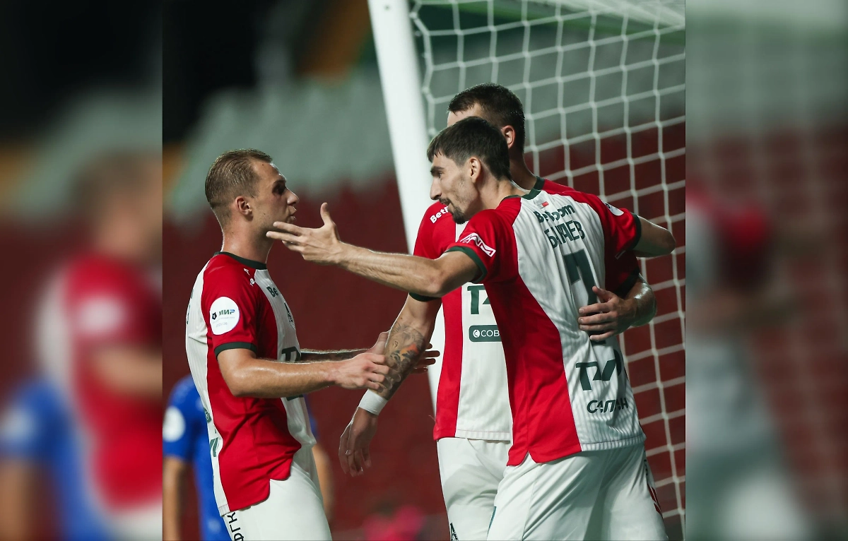 «Локомотив» одержал три победы в трёх турах РПЛ. Обложка © Telegram / ФК «Локомотив» Москва