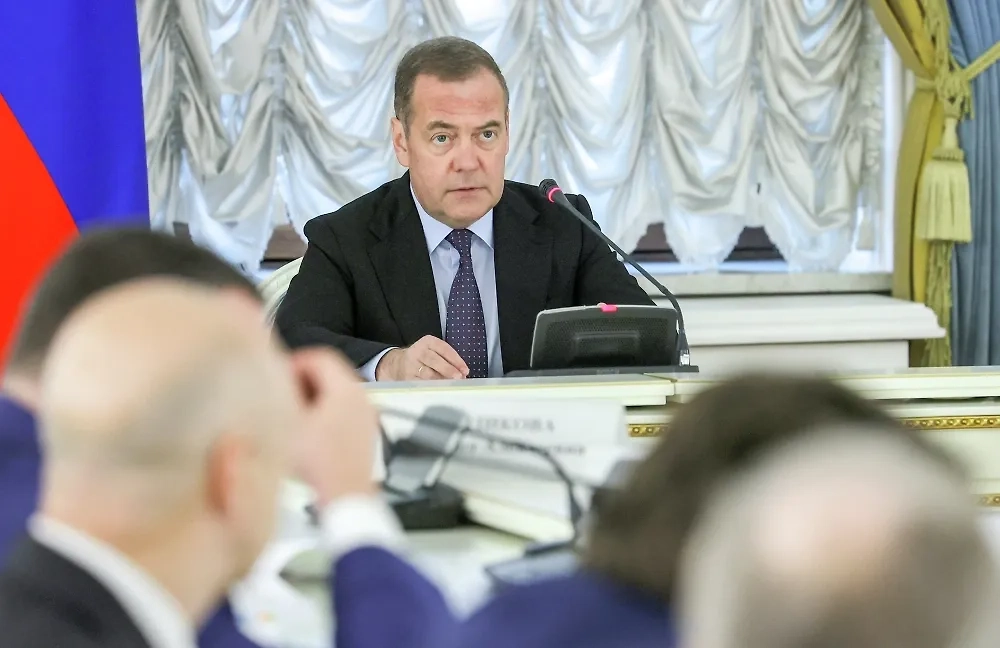 Дмитрий Медведев поставил на место Трампа. Фото © РИА «Новости» / Екатерина Штукина