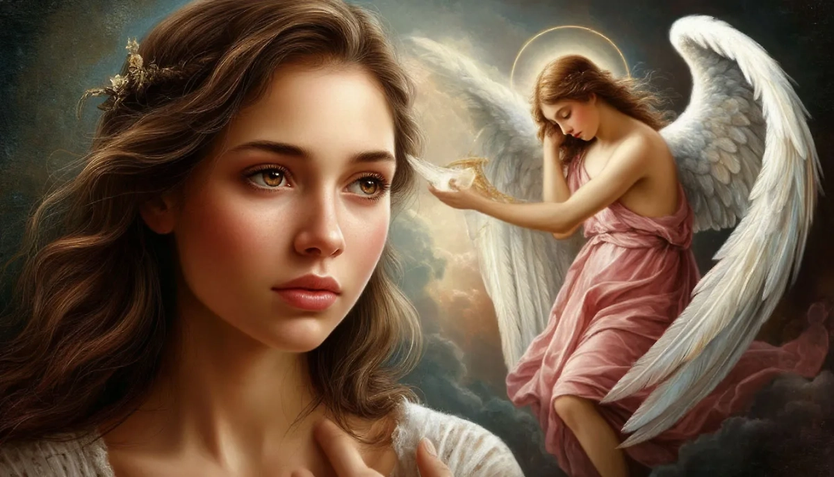 Совпадения, сны, ответы с неба — как понять, что за вами присматривает ангел-хранитель. Фото © «Шедеврум»