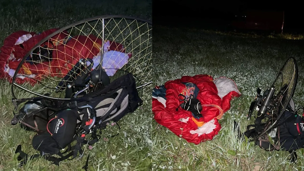 В Ленинградской области насмерть разбился парапланерист. Обложка © Telegram / Северо-Западная транспортная прокуратура