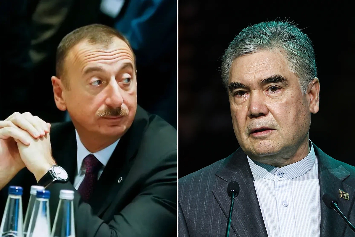 Ильхам Алиев, Гурбангулы Бердымухамедов. Обложка © Shutterstock / FOTODOM / paparazzza, © ТАСС / Егор Алеев
