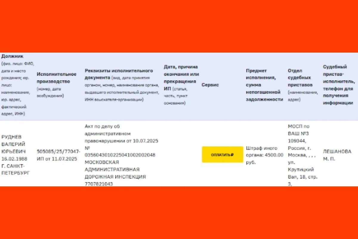 Фото © fssp.gov.ru