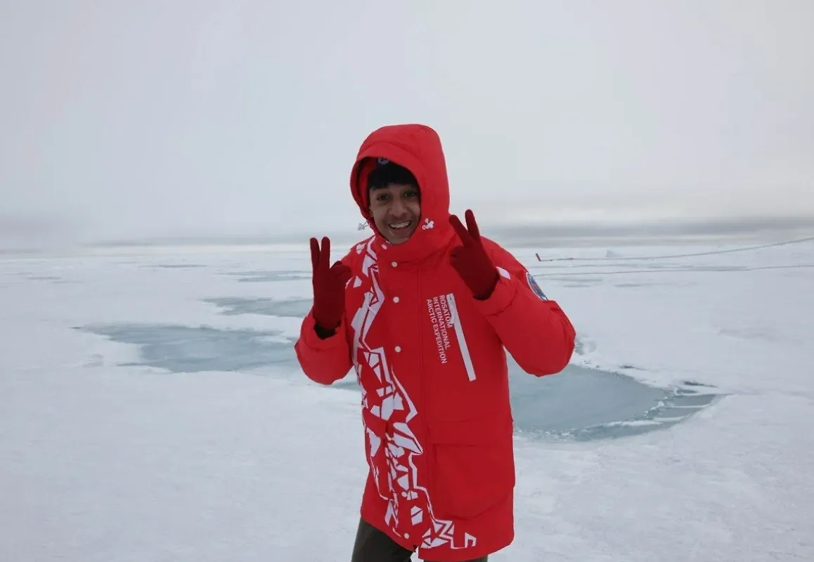 Один из участников экспедиции — Маждуб Кеннет из Республики Гана. Фото © Департамент коммуникаций ГК «Росатом»