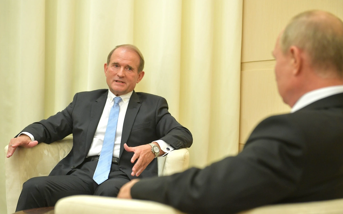 Виктор Медведчук и Владимир Путин. Обложка © Kremlin.ru