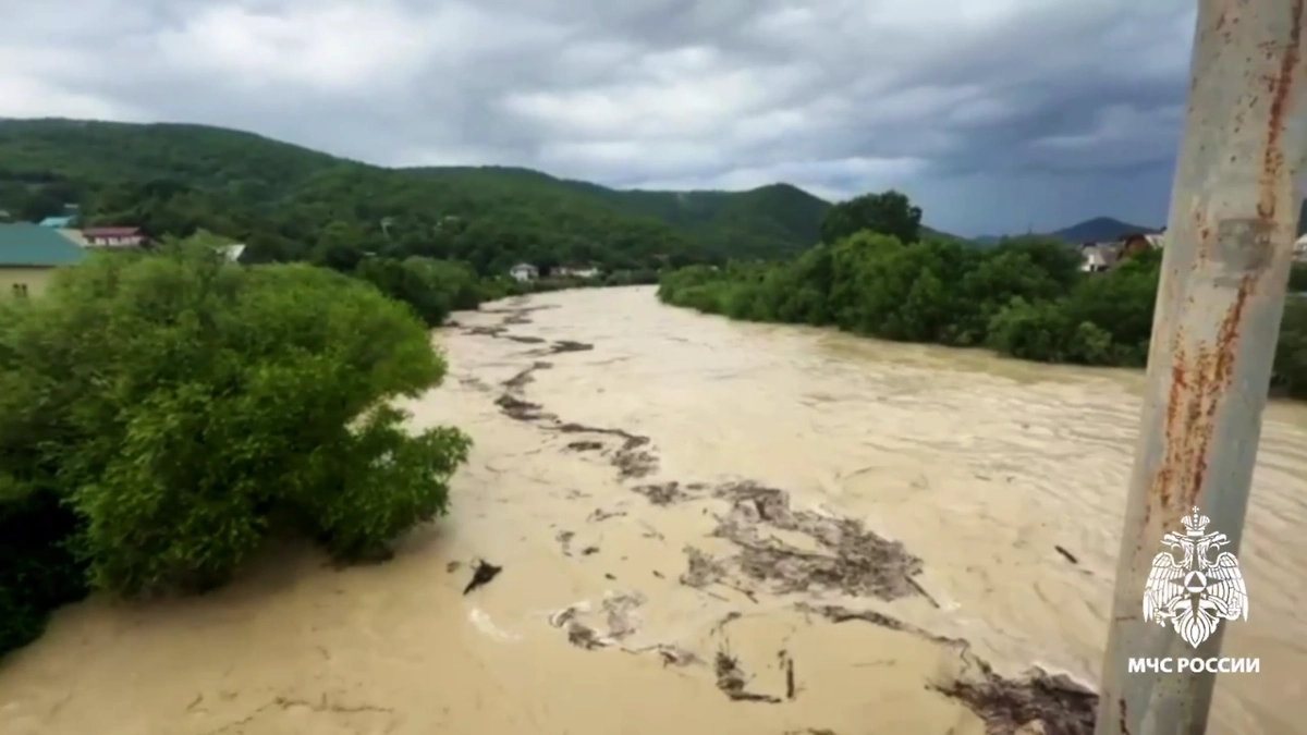 Ситуация в Туапсинском районе. Обложка © Telegram / МЧС Краснодарского края