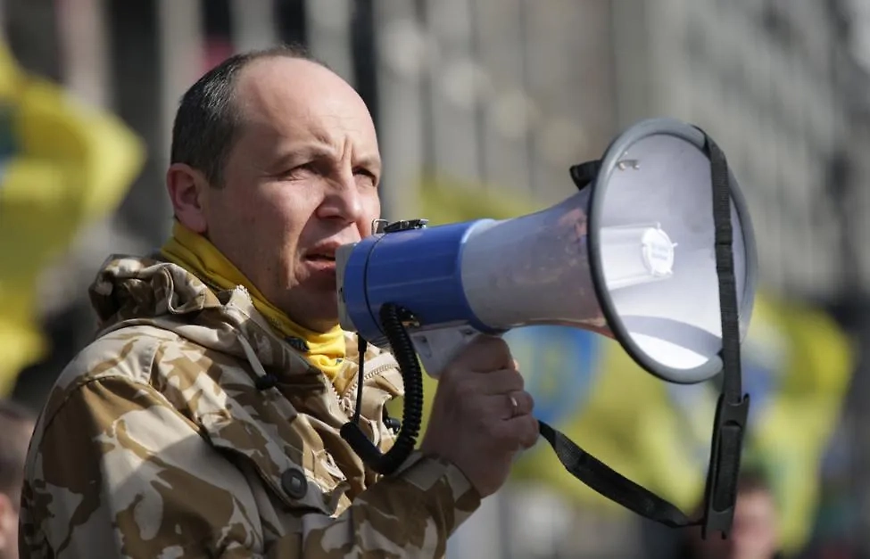 Каратель Донбасса Андрей Парубий. Фото © ТАСС / Артем Геодакян