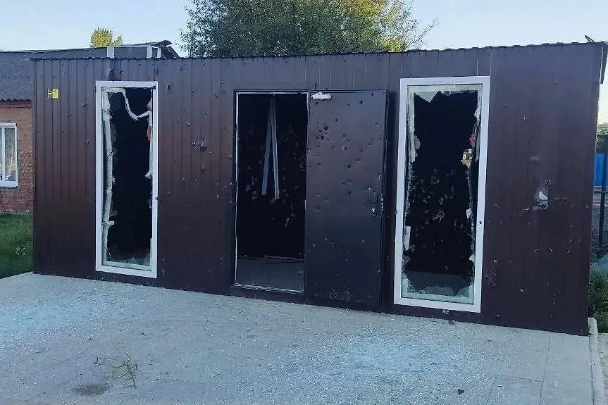 Последствия атаки ВСУ в курском приграничье. Фото © Telegram / Александр Хинштейн