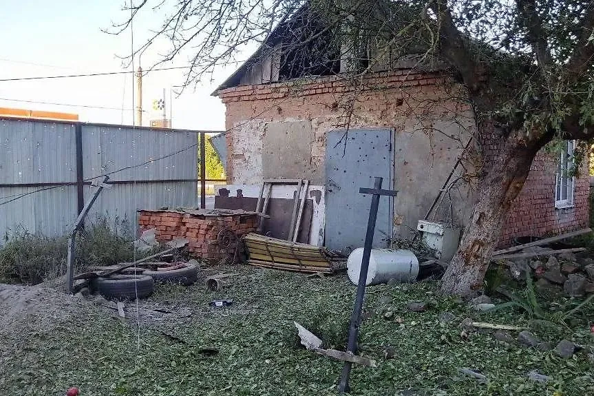 Последствия атаки ВСУ в курском приграничье. Обложка © Telegram / Александр Хинштейн
