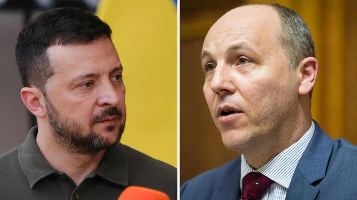 Владимир Зеленский и Андрей Парубий. Обложка © Shutterstock / FOTODOM / Alexandros Michailidis, © ТАСС / Михаил Палинчак