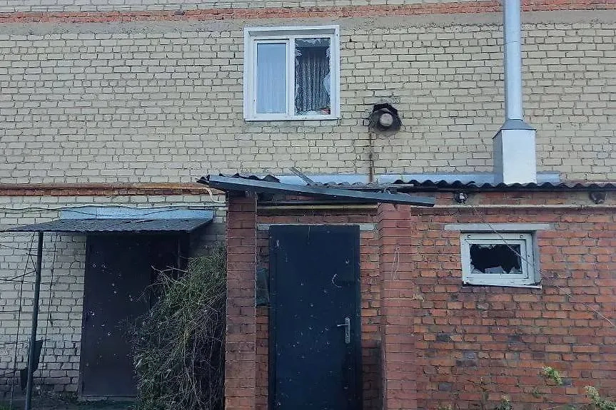 Последствия атаки ВСУ в курском приграничье. Фото © Telegram / Александр Хинштейн