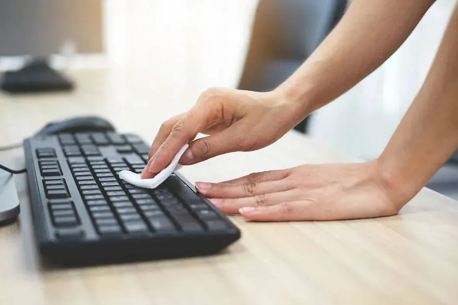 Бактерии на клавиатуре могут жить долго, пока вы не начнёте её дезинфицировать. Фото © Shutterstock / FOTODOM / Ton Photographer 4289