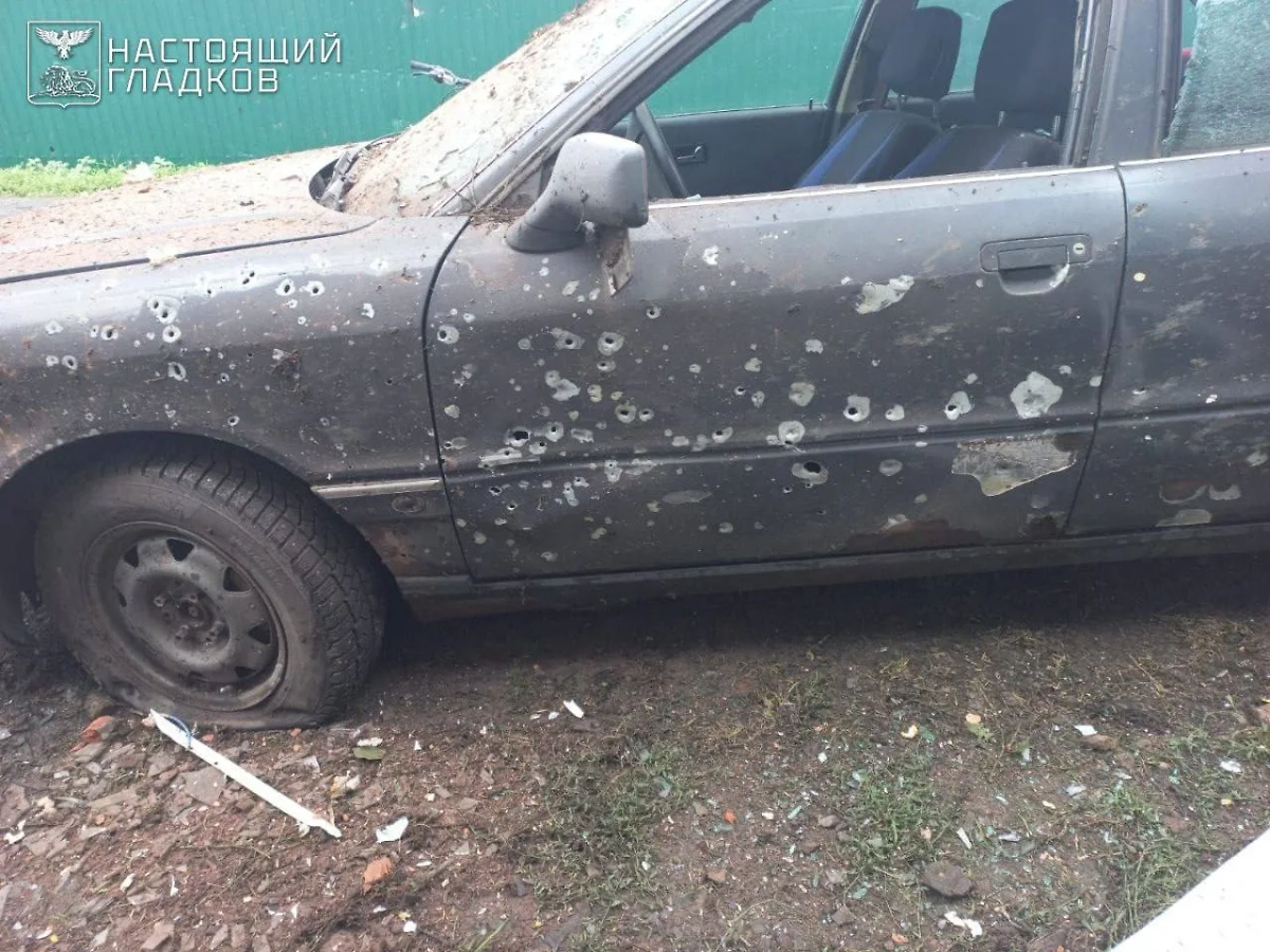 Последствия атаки ВСУ на Белгородскую область. Фото © Telegram / Настоящий Гладков