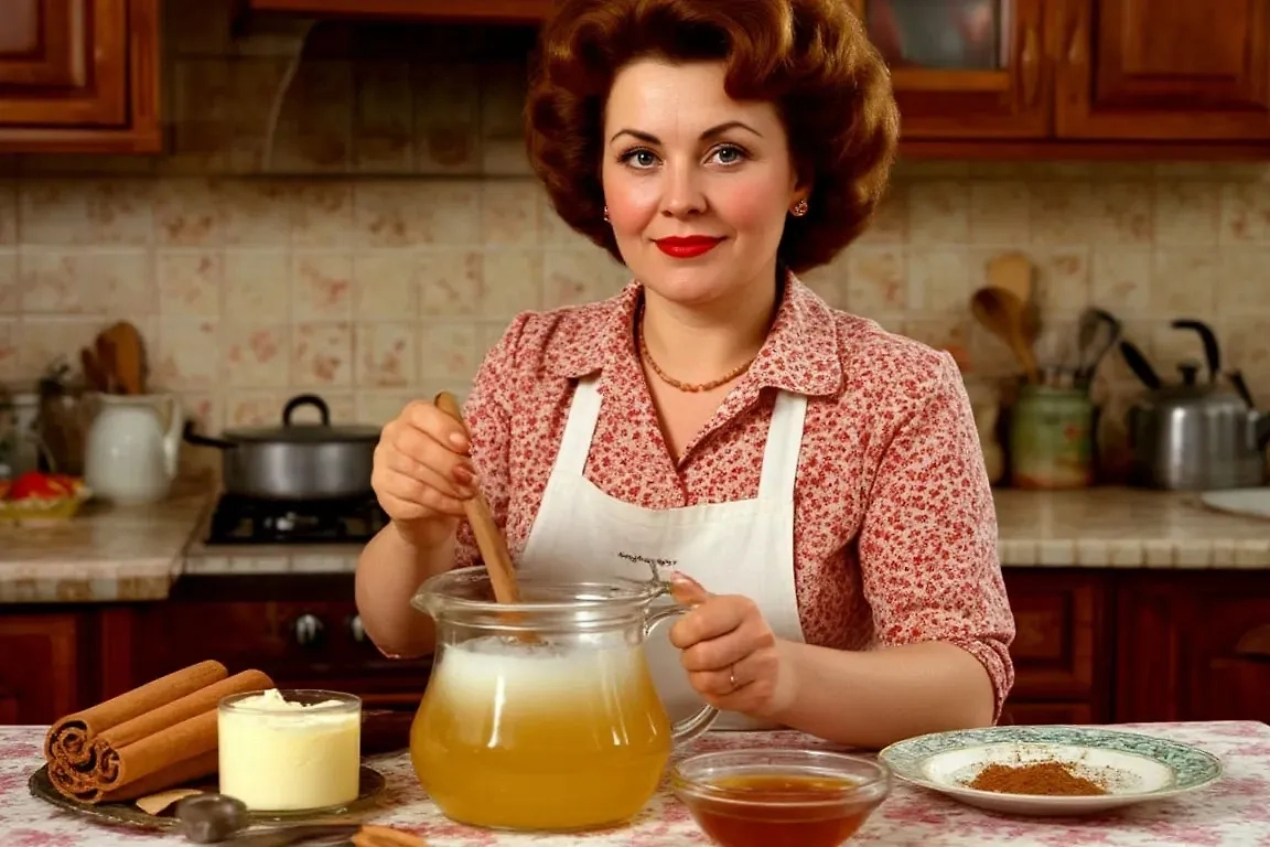 Рецепт «живой воды» из СССР: кефир, мёд, корица и масло. Фото ©  «Шедеврум»