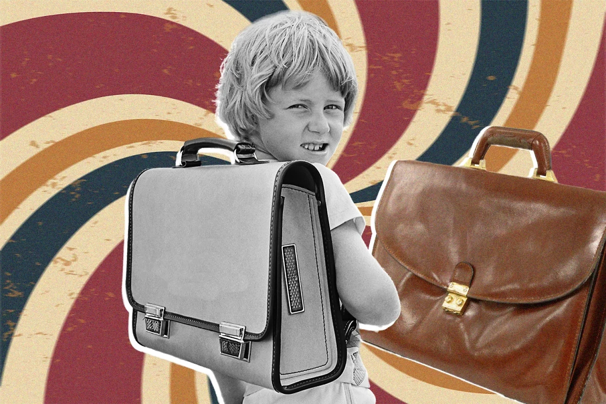 Советские портфели для школьников: почему родители выбирают винтаж. Коллаж © Life.ru. Обложка © Фотохроника ТАСС, © Freepik / kstudio, starline