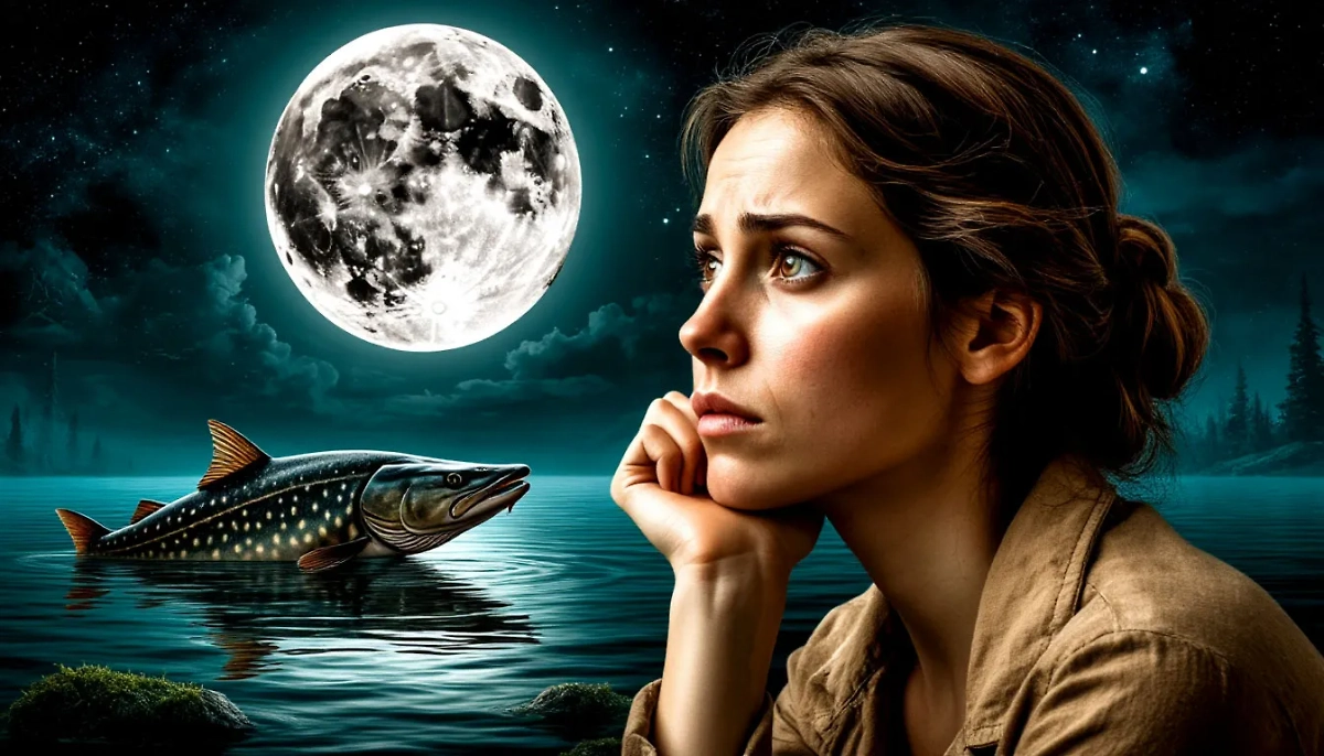 Августовское полнолуние называют Осетровой Луной. В 2025 оно 9-го числа. Обложка © «Шедеврум»