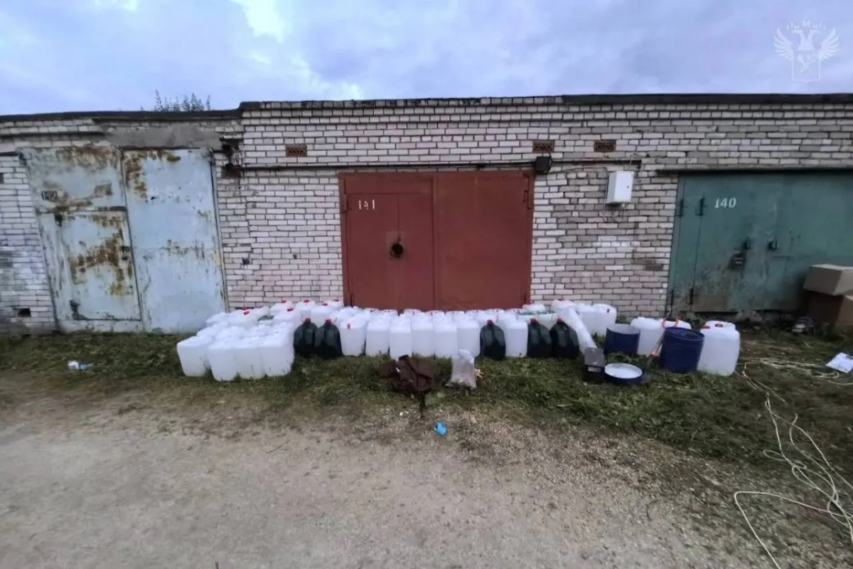 Нарколабораторию развернули в подвалах гаражей в Ленобласти. Обложка © Telegram / ФТС России | ProТаможню