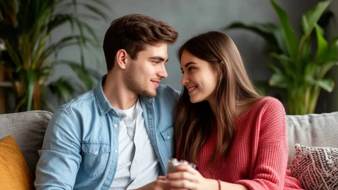 Пара зумеров. Обложка © Шедеврум / Life.ru