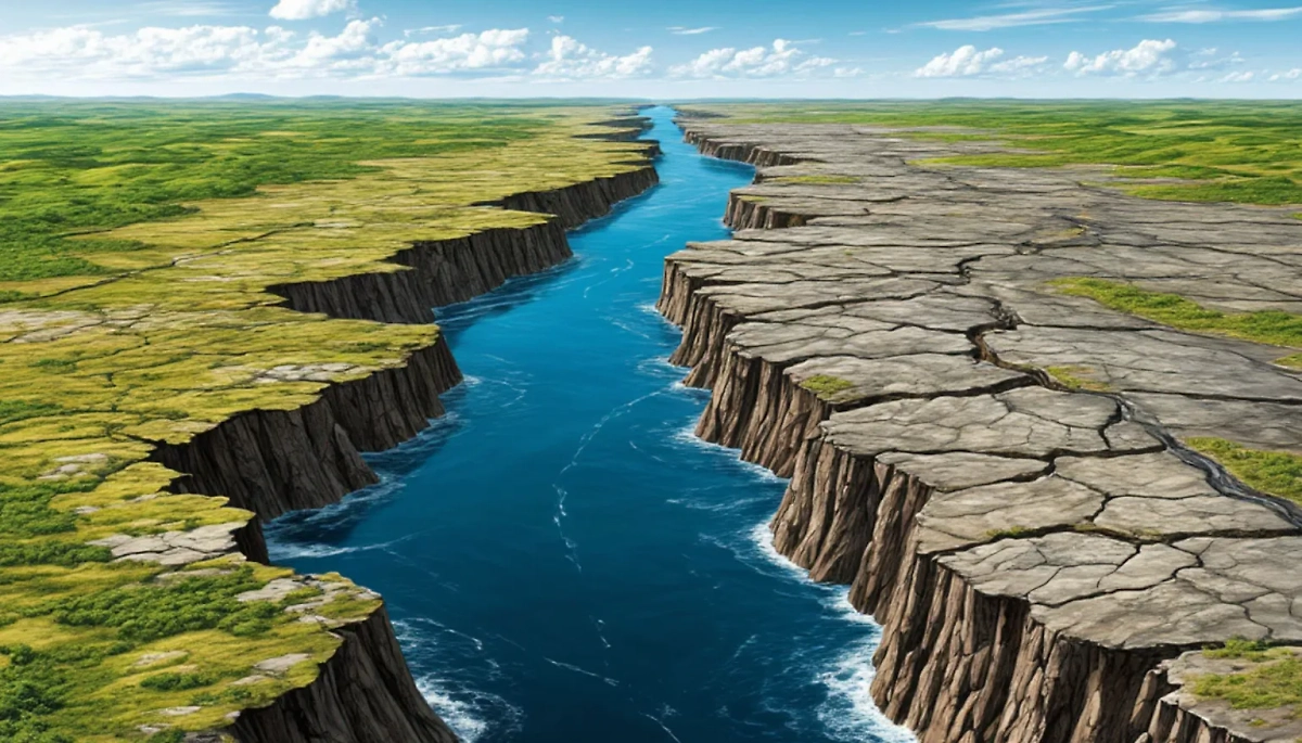 Земля стала другой после череды огромных землетрясений. Такое может напугать, но это нормальный процесс. Фото © «Шедеврум»