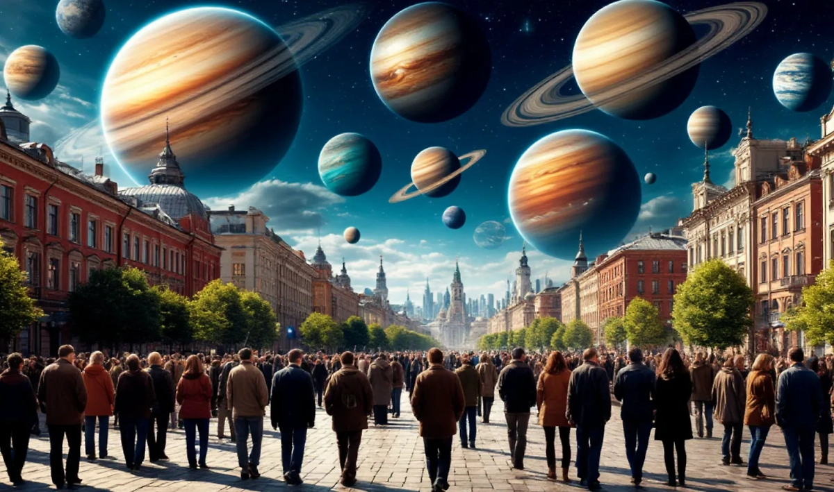 Мистическое влияние планетарного выравнивания 12 августа. Фото © «Шедеврум»