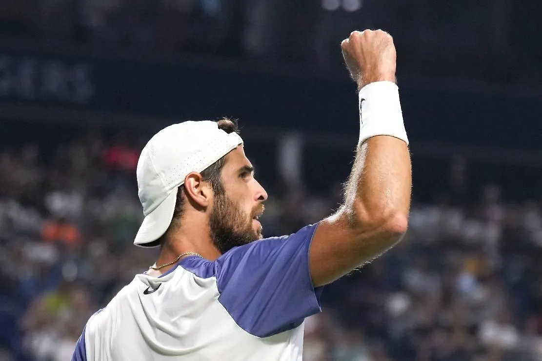 Российский теннисист Карен Хачанов. Обложка © ТАСС / Zuma / Chris Young