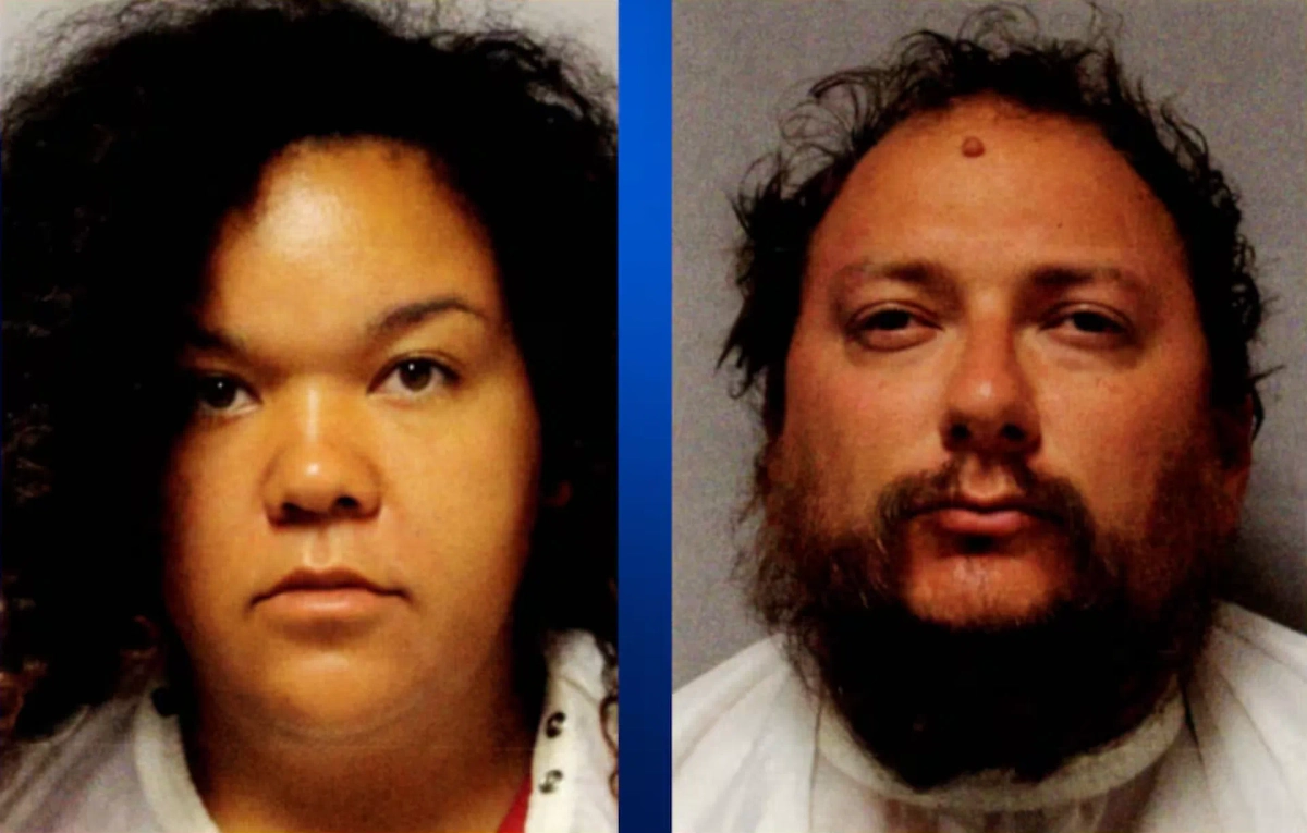 32-летний отец девочки Ричард Баптист и его 29-летняя подруга Аниция Вудс. Фото © Офис шерифа округа Апаче