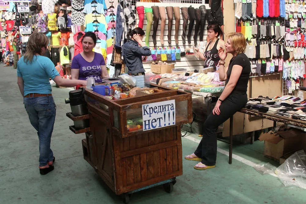 Многие музыканты упоминали «Черкизон» как реальное место и как метафору. Фото © РИА «Новости» / Илья Питалев