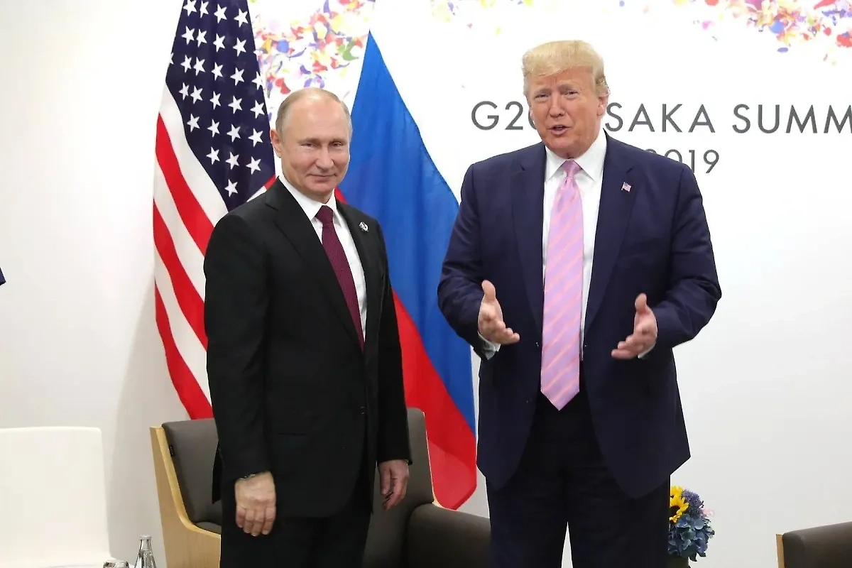 Владимир Путин и Дональд Трамп. Обложка © kremlin.ru