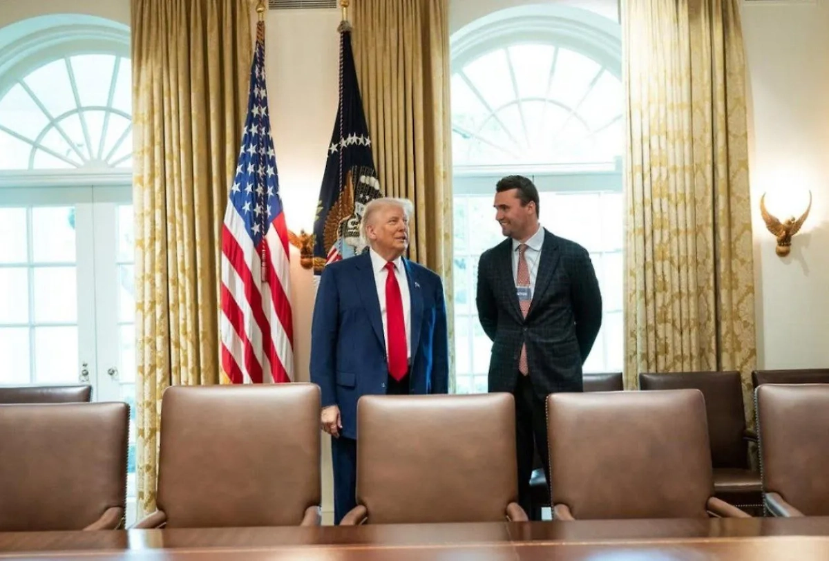 Трамп и Кирк. Обложка © Instagram (признан экстремистской организацией и запрещён на территории Российской Федерации)/ charliekirk1776