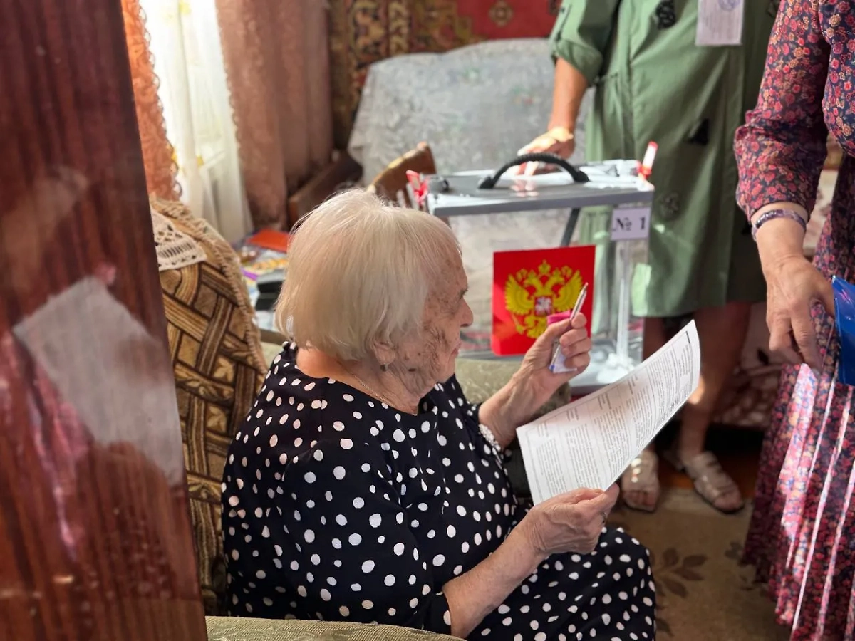 Наталья Носова. Фото © Telegram / «Сейм: новости Курской области»