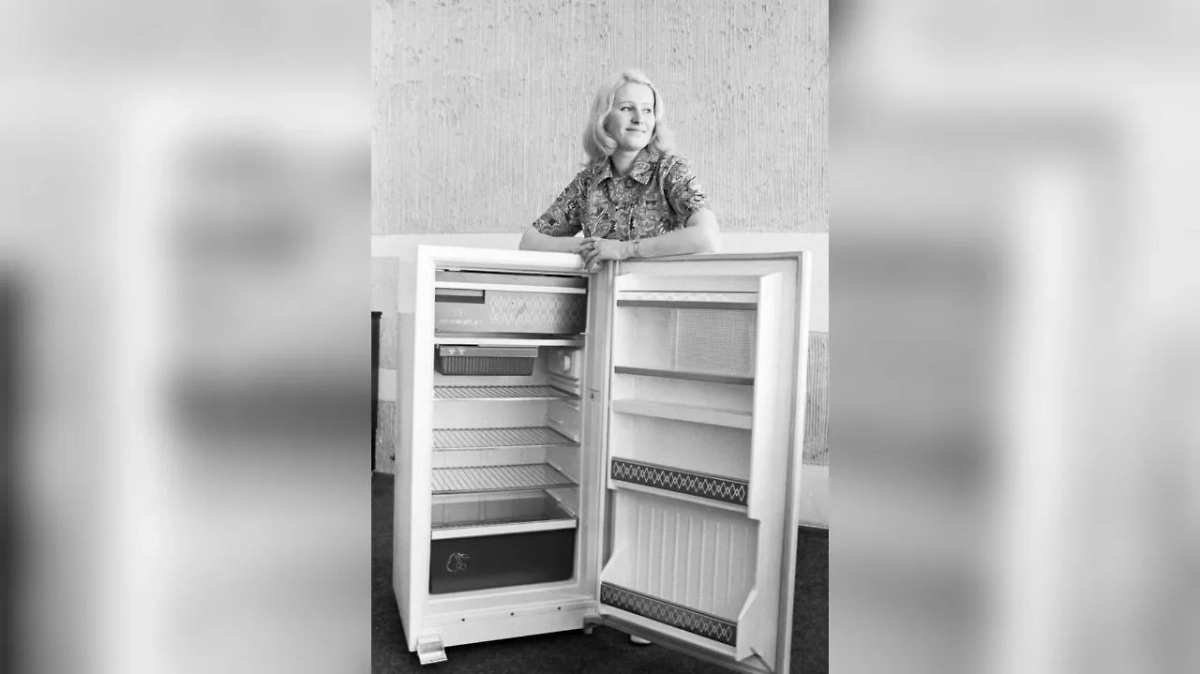 Настоящее советское хозяйственное мыло для чистки холодильника. Фото © ТАСС / Т. Жебраускас