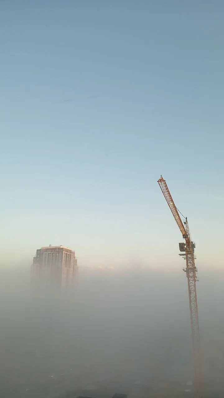 Туман в Екатеринбурге. Фото © Telegram / Екатеринбург Новости