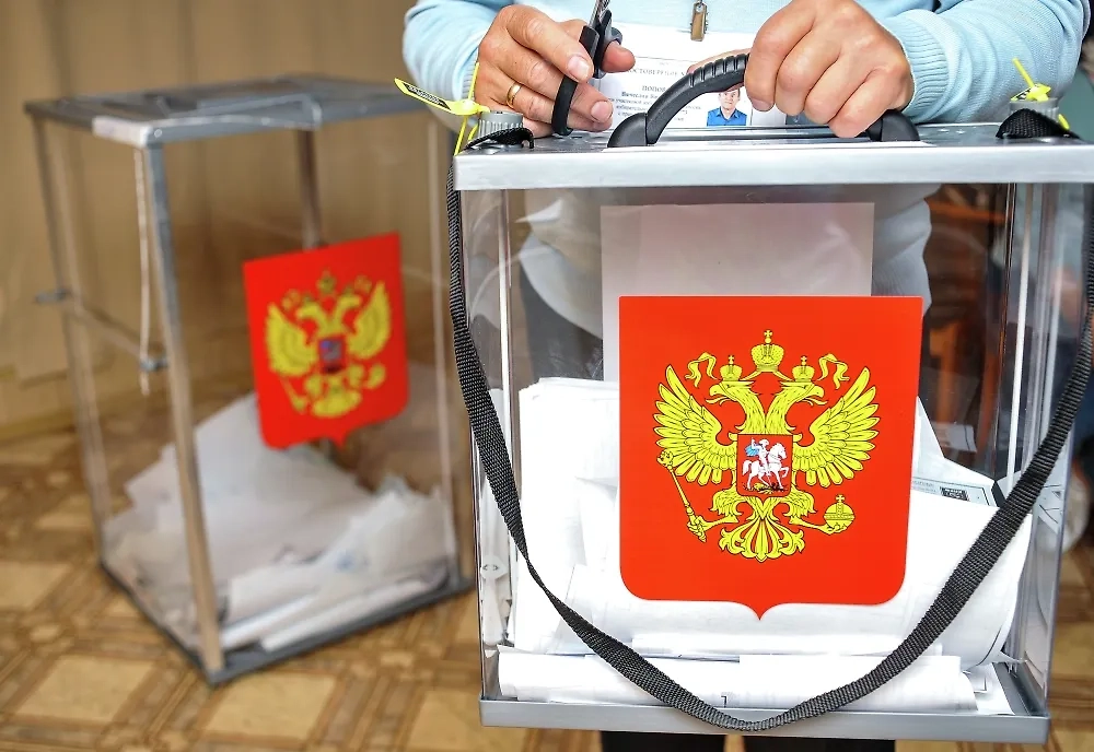 Муниципальные выборы в 2025 — где прошли. Фото © РИА «Новости» / Алексей Сухоруков