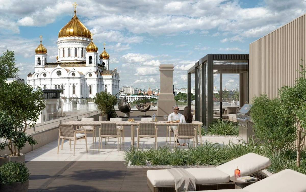 Самая дорогая квартира в Москве — на Остоженке. Фото © cian.ru