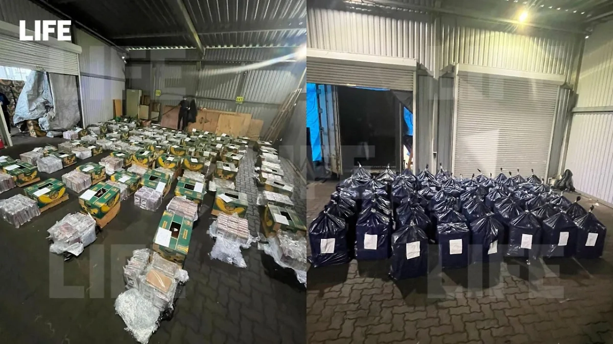 В Санкт-Петербурге сотрудники ФТС и ФСБ задержали 1,5 тонны кокаина, ввезённого в контейнере с бананами из Эквадора. Фото © Life.ru