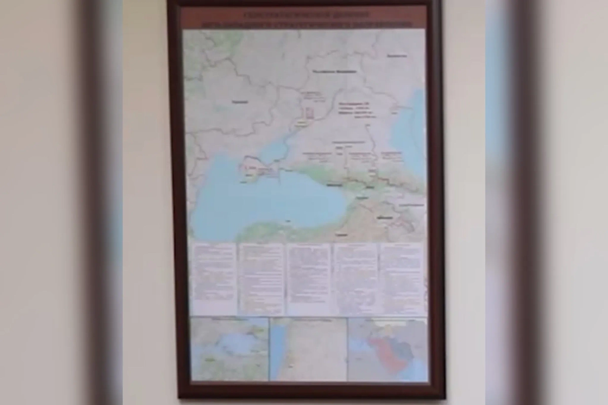 Карта Украины в новых границах. Фото © Telegram / Минобороны России