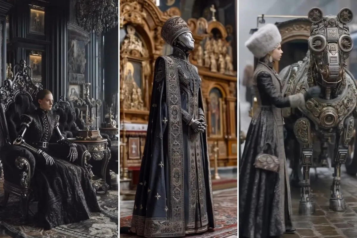 Женщина с имплантами вместо рук, женщина-священник и просто женщина с конём. Фото © Instagram (соцсеть запрещена в РФ; принадлежит корпорации Meta, которая признана в РФ экстремистской) / lizashevaai