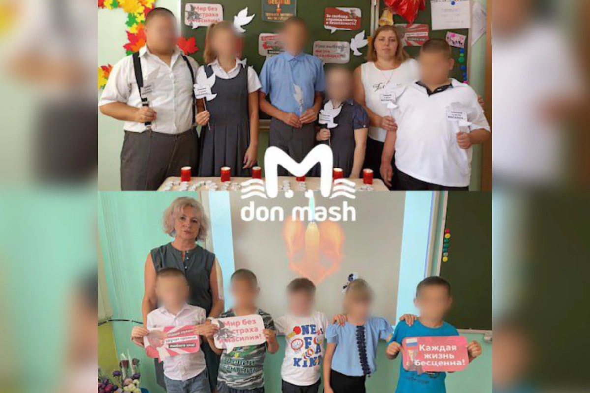 Воспитанники школы-интерната в Ростовской области. Фото © Telegram / Don Mash