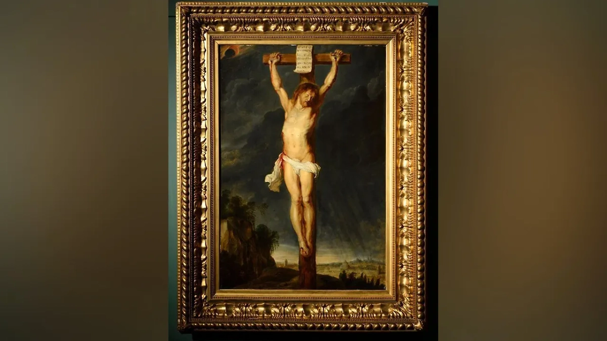 Картина художника Питера Пауля Рубенса «Христос на кресте». Обложка © Х / Manneke Pis