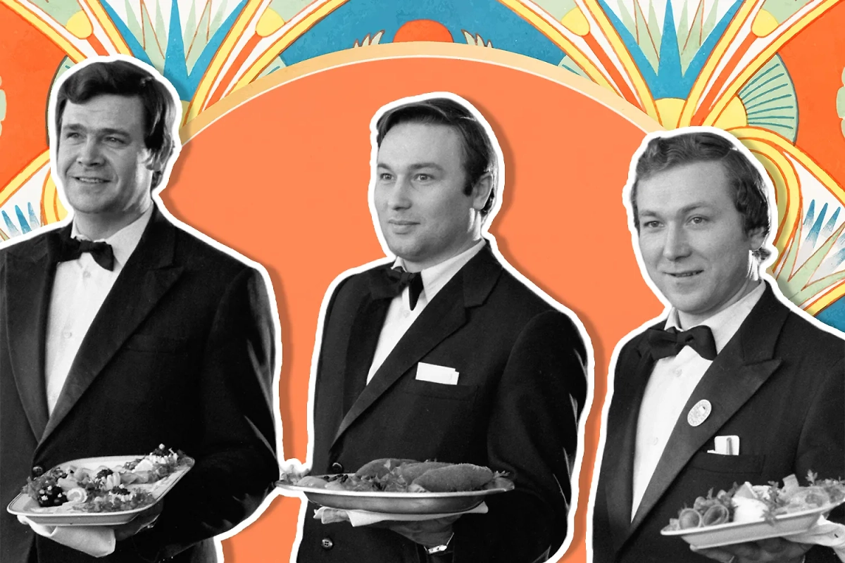 Рестораны в СССР были признаком особой роскоши. Сама возможность туда попасть была уделом элиты. Коллаж © Life.ru. Обложка © ТАСС / Александр Сенцов, © Freepik / rawpixel.com